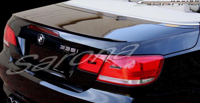 Custom BMW 3 Series Trunk Wing  Convertible (2007 - 2012) - $169.00 (Manufacturer Sarona, Part #BM-049-TW)